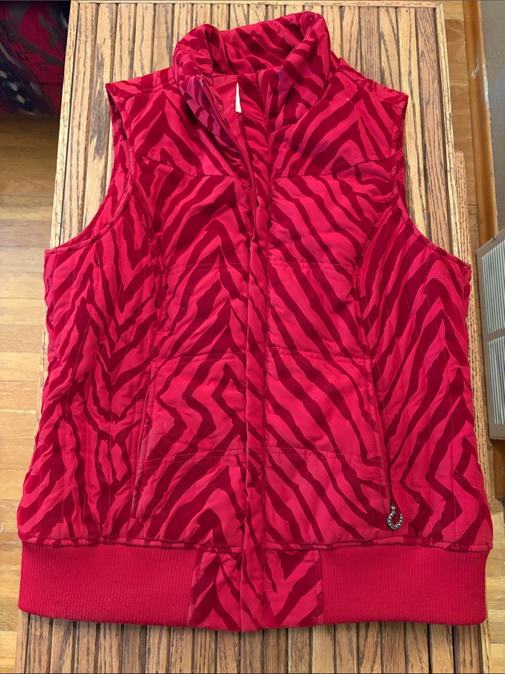 Ariat Red Leopard Print Vest